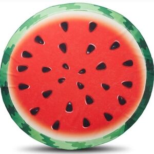 60 Inch Round Novelty Beach Towel 5FT Red Watermelon Pool Vacation Water Park